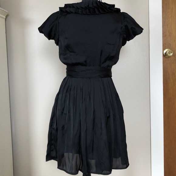 Black Wrap Dress - Picture 2 of 3